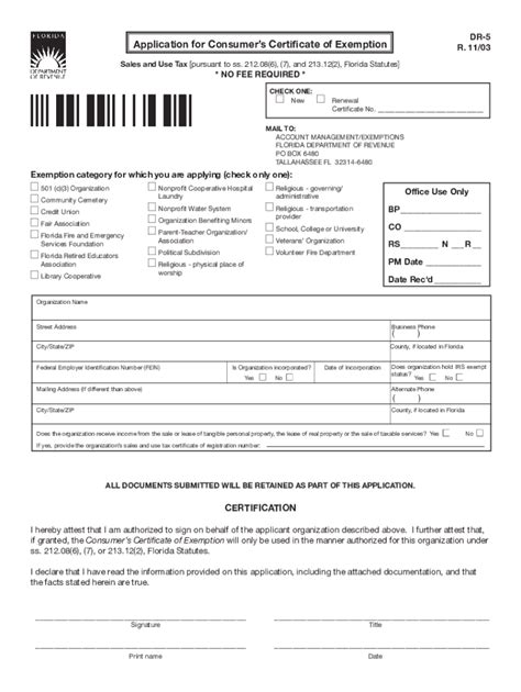 check florida tax exempt status.